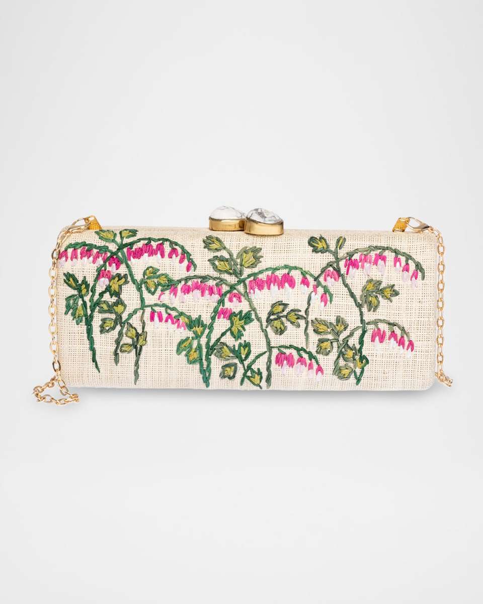 Alessandra Flower Long Clutch Bag